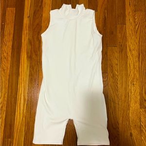 Girls high neck romper